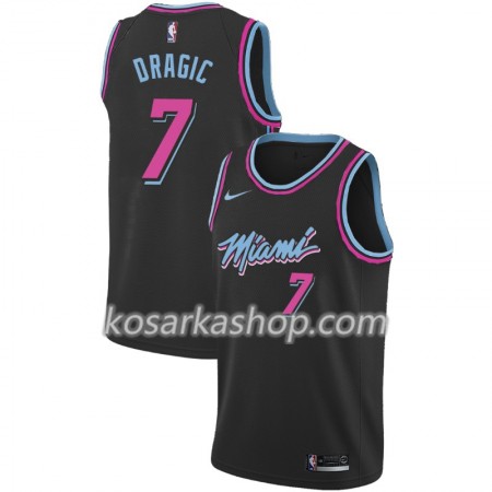 Dres Miami Heat Goran Dragic 7 Nike 2018-19 City Edition Crna Swingman Dres Miami Heat Goran Dragic 7 Nike 2018-19 City Edition Crna Swingman
